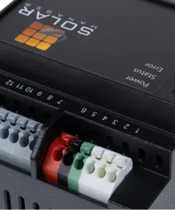 Frontansicht Solarmanager Connect 2, Anschlüsse